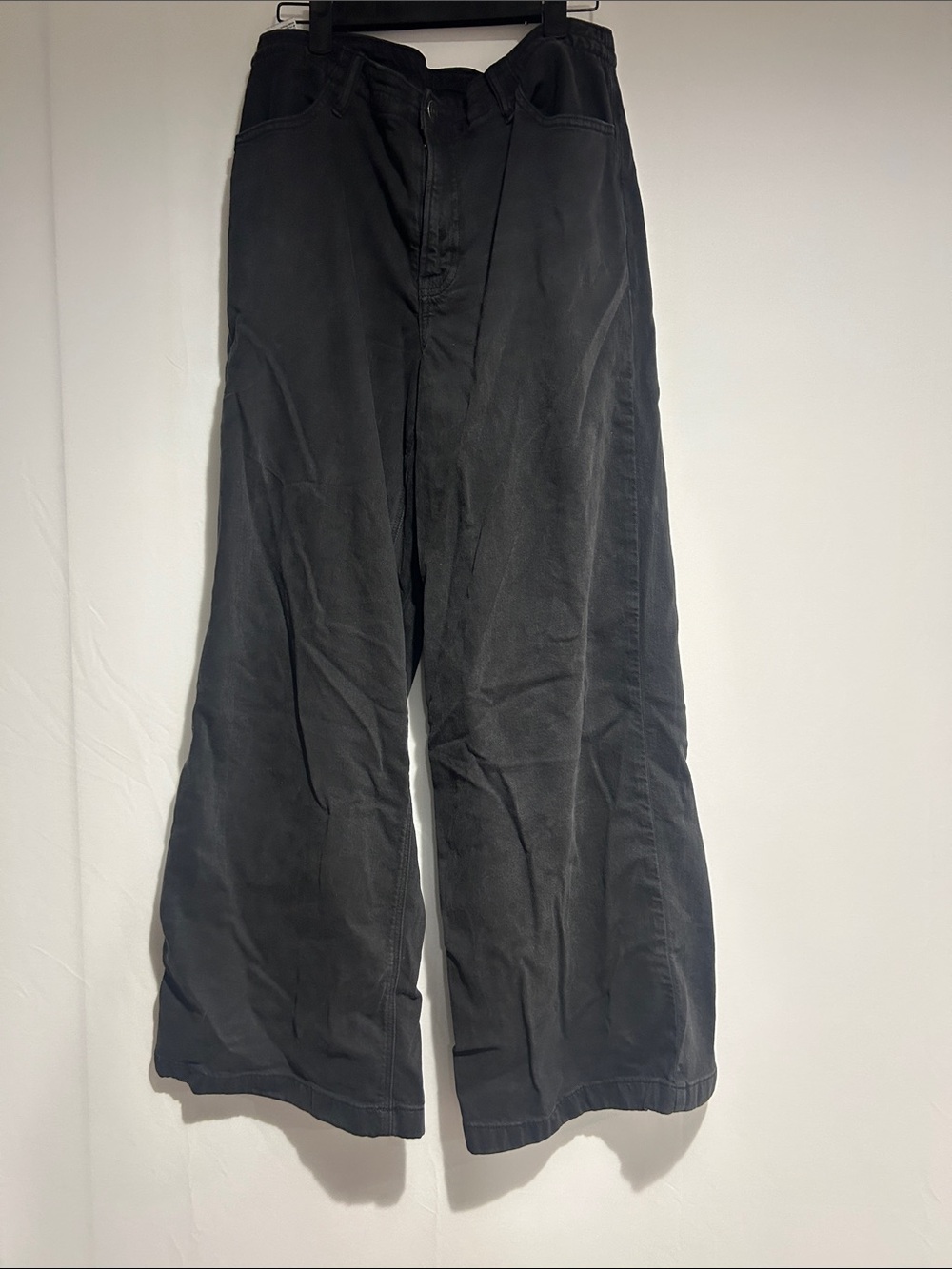 American Eagle Outfitters Black Wide-Leg Jeans